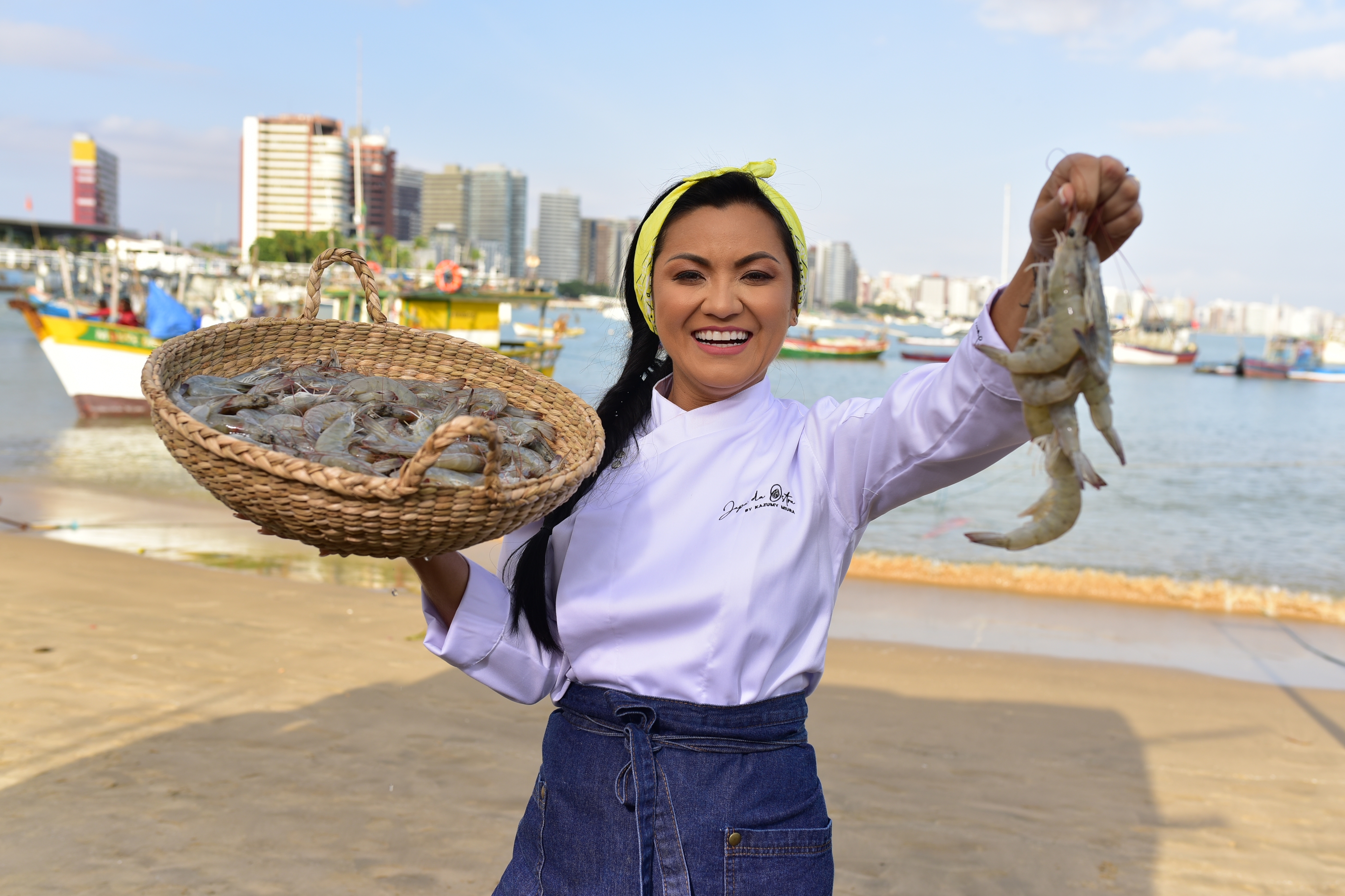 Imagem de fundo de frutos do mar